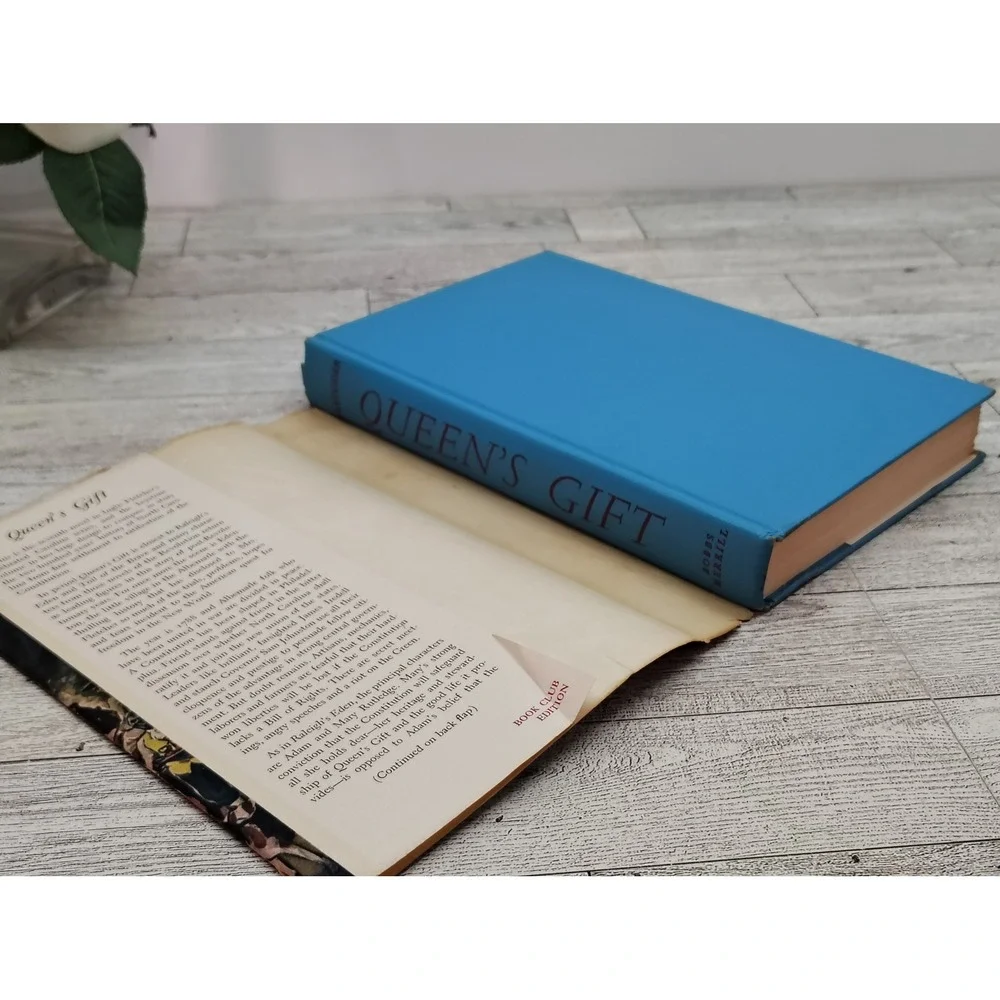 Queens Gift 1952 Inglis Fletcher HCDJ Carolina Series Vintage Historical Fiction